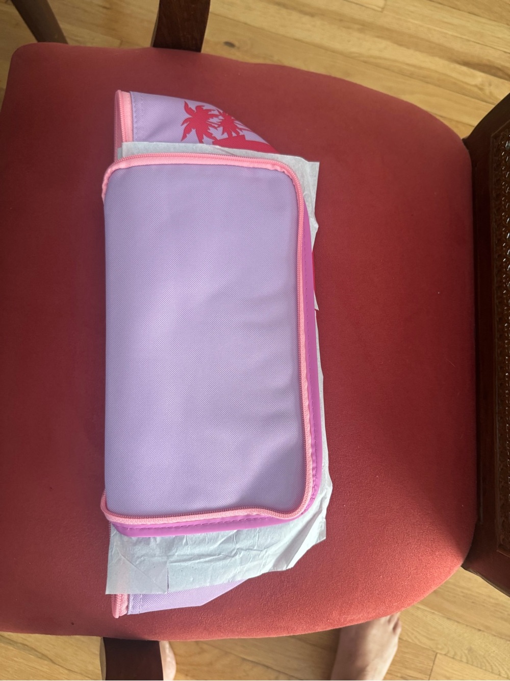 Trader Joes Lavender Insulated Mini Lunch Bag
